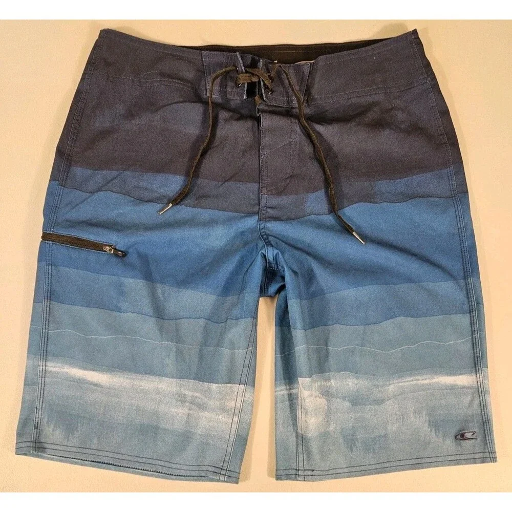 O'Neill Board Shorts Mens 30 Swim Trunks Surf Surfing Dark Blue